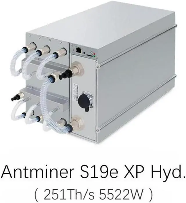 Main image of Antminer S19e XP Hydro 251Th/s 5522W Bitcoin Miner Asic Mining Hardware from Bitmain
