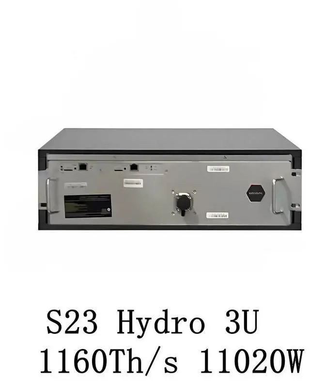 Main image of Bitmain Antminer S23 Hydro 3U Bitcoin Miner 1160Th/S 11020W