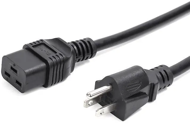 Main image of Minerdoctor North American Power Cord Extension,NEMA 5-15P to C19, 4.92ft/1.5m, 13 AWG, Single Plug to C19 Cord