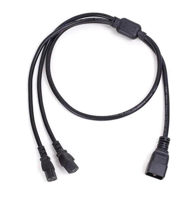 Alt view image 2 of 4 - Minerdoctor Heavy Duty Y Splitter Power Cord Extension,C20 to Dual C13 Power Cord,4.92', 13 AWG