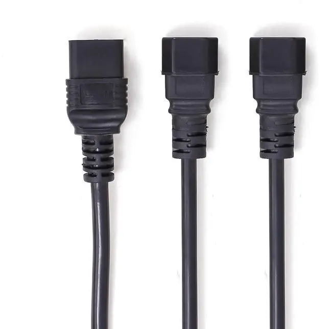 Alt view image 4 of 4 - Minerdoctor MicroBit Whatsminer Power Cord Extension,Dual C14 to C19  Y Splitter  ,4.92FT/1.5m, 13 AWG