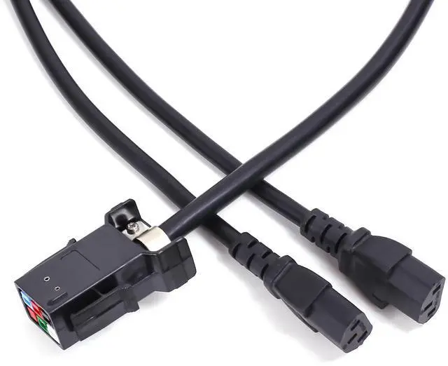 Alt view image 3 of 4 - Minerdoctor Bitmain Antminer Power Cord Extension,Dual C13 to P33 Y Splitter Power Cable,4.92FT/1.5m, 12 AWG