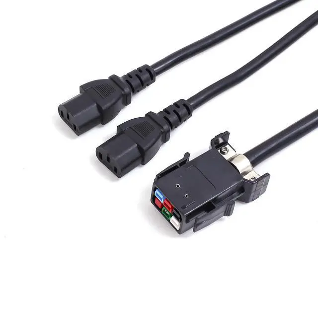 Main image of Minerdoctor Bitmain Antminer Power Cord Extension,Dual C13 to P33 Y Splitter Power Cable,4.92FT/1.5m, 12 AWG