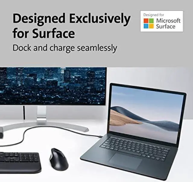 Alt view image 2 of 5 - Kensington SD5750T Thunderbolt 4 Docking Station for Microsoft Surface Pro 8 and Surface Laptop Studio (K37899NA)