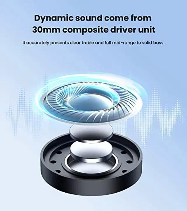 Alt view image 3 of 5 - Edifier WH500 Wireless On-Ear Headphones - Bluetooth V5.2 Lightweight and Foldable Headphones with 40-Hours Music Playtime - Personalize EQ -Fast Charging- Blue