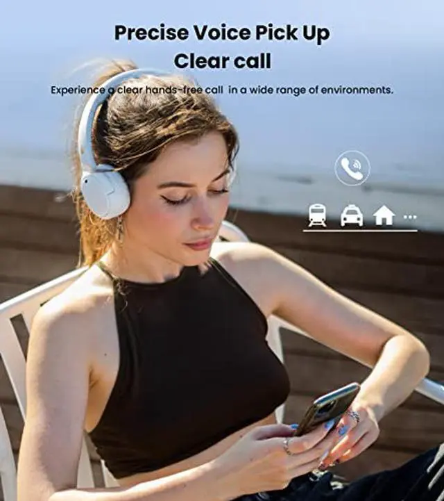 Alt view image 2 of 5 - Edifier WH500 Wireless On-Ear Headphones - Bluetooth V5.2 Lightweight and Foldable Headphones with 40-Hours Music Playtime - Personalize EQ -Fast Charging- Blue
