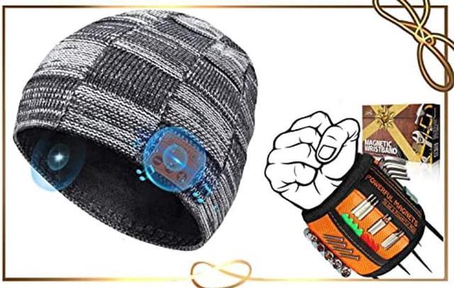 Bluetooth Beanie Hat Men And Women Stocking Stuffers for Husband