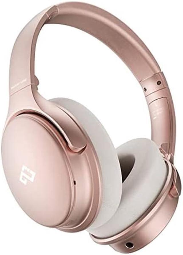 INFURTURE Rose Gold Active Noise Cancelling Headphones with