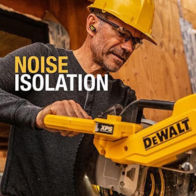 Alt view image 2 of 5 - DEWALT True Wireless Bluetooth Earbuds -- TWS Bluetooth Headphones -- Wireless Earbuds with Type C Charging Case -- Waterproof Wireless Earphones -- Jobsite Pro-X1 Premium Sound for Outdoor Work