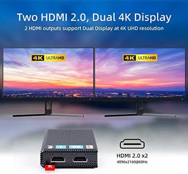 Alt view image 4 of 5 - MeLE PCG02 Pro Fanless Mini PC Stick N5105 8GB/128GB Windows 11 Pro WiFi6 USB PD3.0 Micro Computer Stick Dual HDMI 4K Gigabit Ethernet BT5.2 Small PC on Business Office Industrial IOT Media Home