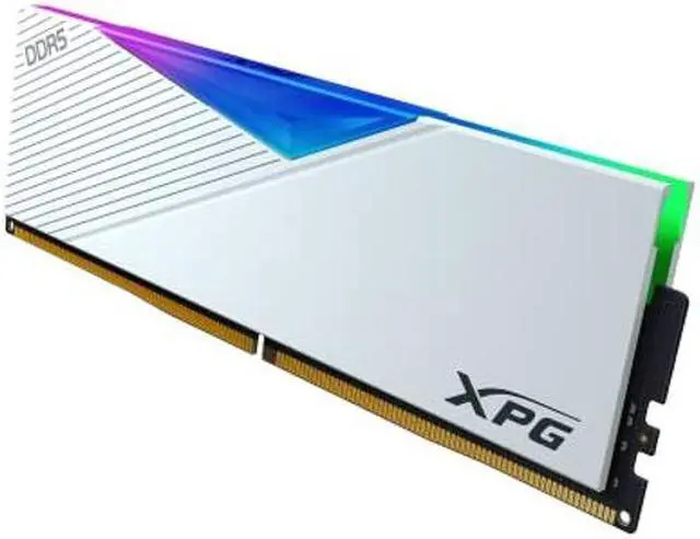 Alt view image 4 of 5 - XPG Lancer DDR5 RGB 6000MHz 32GB (2x16GB) CL40-40-40 UDIMM 288-Pins Desktop SDRAM Memory RAM Kit White Heatsink (AX5U6000C4016G-DCLARWH)