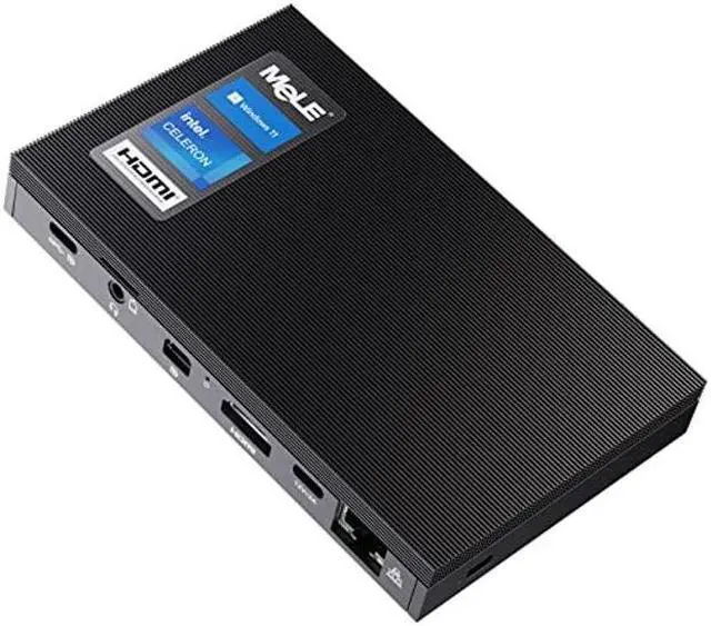 MeLE Mini PC, Quieter3C Fanless Mini PC Celeron N5105 8GB 256GB 