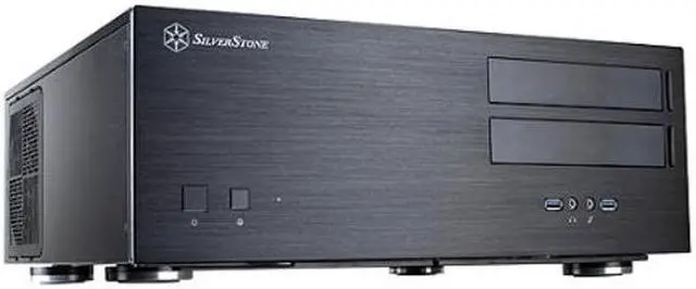 Main image of SilverStone Technology Home Theater Computer Case with Aluminum Front Panel for E-ATX/ATX/Micro-ATX Motherboards GD08B