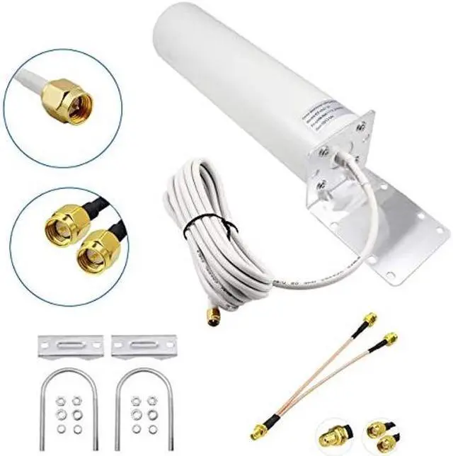 Alt view image 3 of 5 - High Gain 10dBi SMA Male Wide Band 3G/4G LTE 5G Modems, Routers, & Cell Boosters Omni-Directional Outdoor Fixed Mount Antenna for Verizon, AT&T, T-Mobile Mobile Cell Phone 4G LTE Router, Eifagur