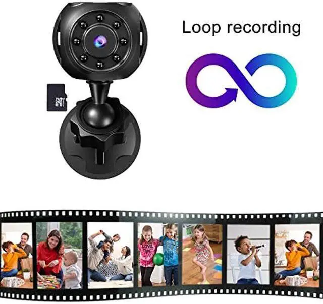 Alt view image 5 of 5 - Spy Camera Wireless Hidden Mini WiFi Camera Full HD Clear Live Video Built-in Battery Tiny Compact Indoor Security Cam with Phone App Easy Setup Smallest Home Surveillance Nanny with Night Vision
