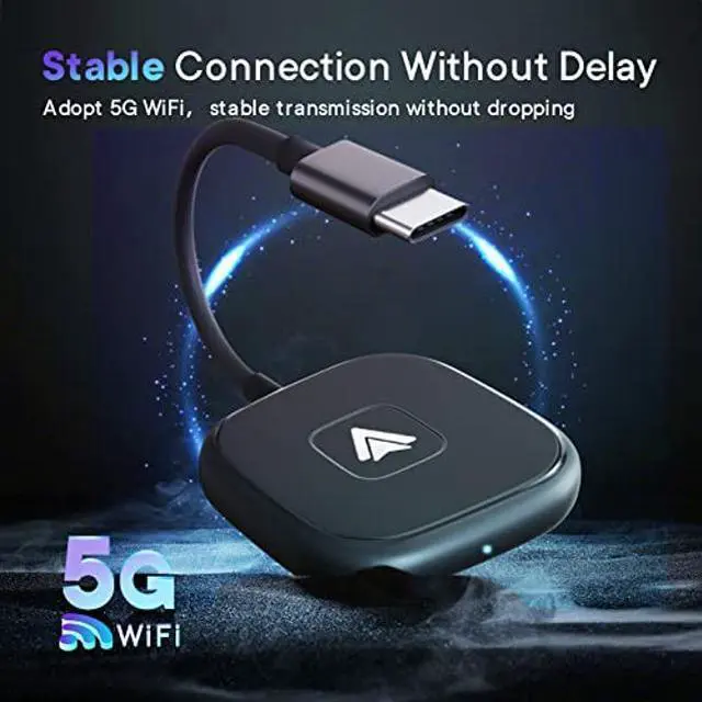 Alt view image 2 of 5 - Kiuudre Android Auto Wireless Adapter for OEM Factory Wired Android Auto Cars, Plug and Play, Support USB and Type-C Interface, Suitable for Android Phones Converts Wired Android Auto to Wireless