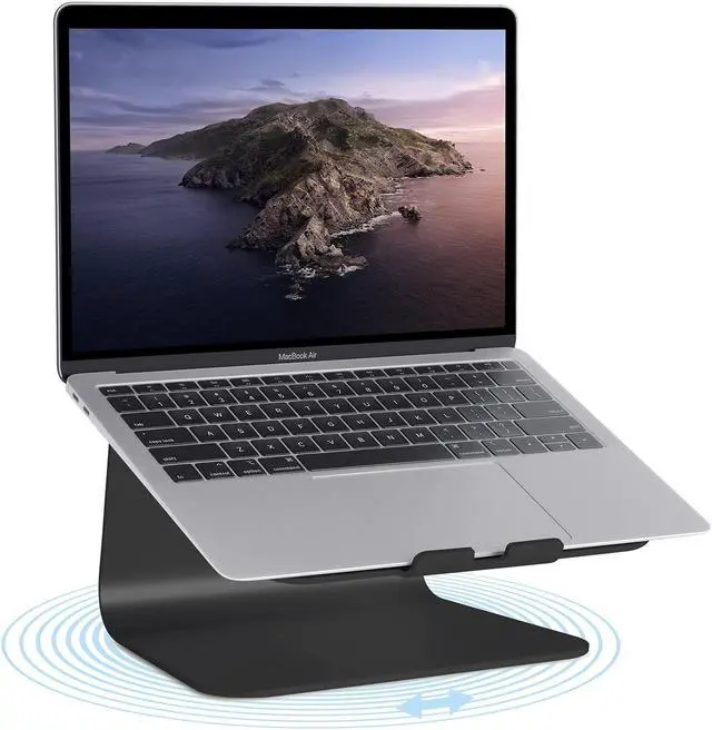Alt view image 2 of 4 - Rain Design 10076 mStand360 Laptop Stand (Black)