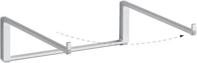 Alt view image 3 of 5 - Rain Design mBar Pro Foldable Laptop Stand - Silver (10082)