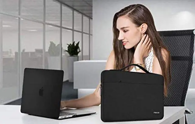 Alt view image 5 of 5 - MOSISO Hard Case&Bag&Keyboard Skin&Webcam Cover&Screen Protector&Mouse Pad Keyboard Wrist Rest Compatible with MacBook Pro 13 inch Case 2016-2023 M2 A2338 M1 A2289 A2251 A2159 A1989 A1706 A1708, Black