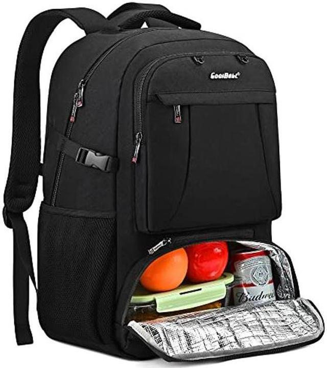 CoolBELL Lunch Backpack 17.3 Inches Laptop Backpack Bags with Insulated Compartment USB Port Water resistant Hiking Backpack for Business Work Travel Men Women Black Newegg