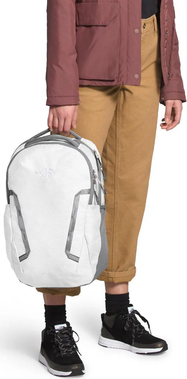 Alt view image 4 of 5 - THE NORTH FACE Women's Vault Everyday Laptop Backpack, TNF White Metallic Melange/Mid Grey, One Size
