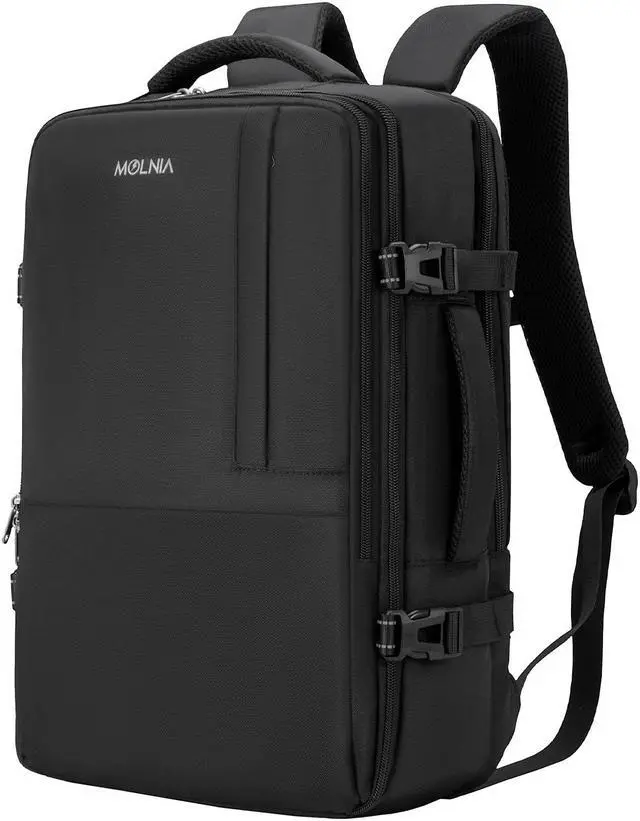Main image of MOLNIA Travel Backpack, 17.3 Inch Large Laptop Backpack Carry On Backpack Waterproof, as Personal Item Flight Approved College Backpack Convertible Backpack for Men & Women