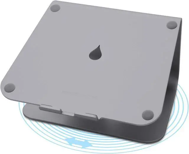 Main image of Rain Design mStand360 Laptop Stand with Swivel Base, Space Gray (10074)