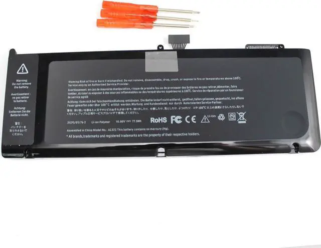 Main image of Gomarty A1321 A1286 Laptop Battery for MacBook Pro 15" inch (Mid 2009 & 2010 Version) MB985 MB985LL/A MB986 MB986LL/A MB986J/A MC118 MC118LL/A MC373LL/A