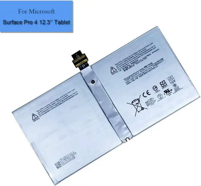 Main image of E-YIIVIIL New Replacement Li-Polymer Battery DYNR01 Compatible with Microsoft Surface Pro 4 Surface 4 Microsoft 1724 G3HTA027H