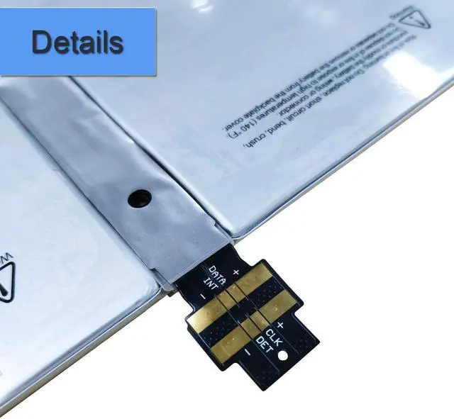 Alt view image 3 of 4 - E-YIIVIIL New Replacement Li-Polymer Battery DYNR01 Compatible with Microsoft Surface Pro 4 Surface 4 Microsoft 1724 G3HTA027H