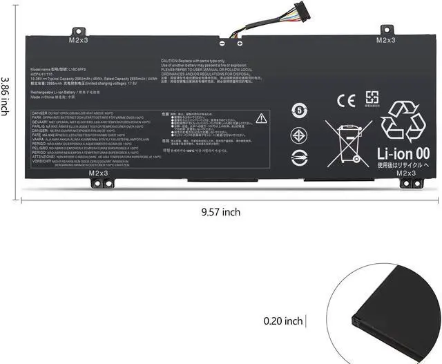 Alt view image 2 of 4 - A AMANDA L18C4PF3 Laptop Battery Compatible for Lenovo Ideapad Flex-14IML Flex-14IWL Flex-14API C340-14API C340-14IML C340-14IWL S540-14API S540-14IML S540-14IWL L18M4PF3 L18M4PF4 L18C4PF4 5B10T09081