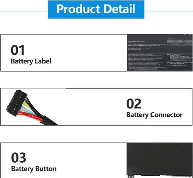 Alt view image 3 of 4 - A AMANDA L18C4PF3 Laptop Battery Compatible for Lenovo Ideapad Flex-14IML Flex-14IWL Flex-14API C340-14API C340-14IML C340-14IWL S540-14API S540-14IML S540-14IWL L18M4PF3 L18M4PF4 L18C4PF4 5B10T09081