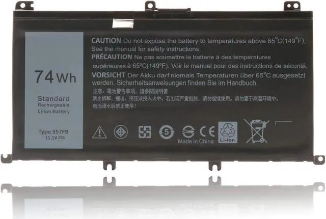 Main image of ROLADA 74WH 357F9 Laptop Battery for Dell Inspiron 15 7000 7566 7559 7557 7567 7759 5576 5577 INS15PD Series 15-7559 INS15PD-1548B 1548R 1748B 1748R 2548R 0GFJ6 71JF4 Gaming Laptop Battery