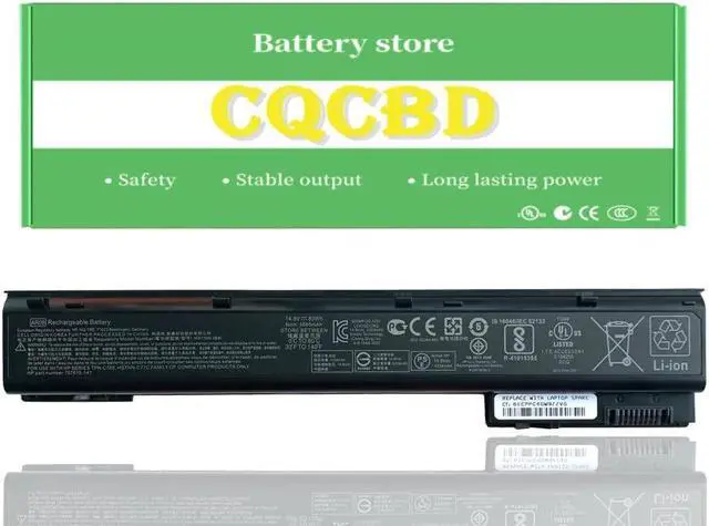 Main image of CQCQ AR08 AR08XL Laptop Battery for HP ZBook 15 17 Mobile Workstation G1 G2 Series HSTNN-IB4H HSTNN-IB4I 708455-001 708456-001 707614-121 707614-141 707615-141 (14.8V 83Wh/5585mAh/8Cells)