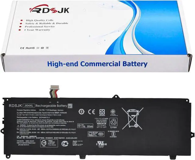 Main image of JI04XL JI04 Laptop Battery for HP Elite X2 1012 G2 1LV76EA G2-1LV76EA Series J104XL HSTNN-UB7E HSTNN-DB8I 901307-2C1 HSN-I07C 901307-541 901247-855 JI04047XL 2ICP4/66/72-2 JI04047XL-PL 7.7V 47.04Wh