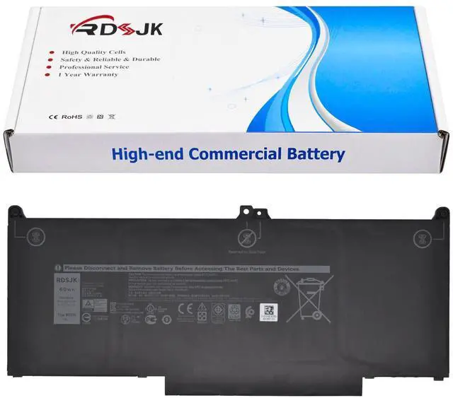 Main image of MXV9V Laptop Battery for Dell Latitude 5300 5310 7300 7400 E5300 E5310 E7300 E7400 Inspiron 7300 7306 2-in-1 Black Series P96G P96G001 P97G P97G001 P97G002P99G001 5VC2M 05VC2M 829MX 0829MX 7.6V 60Wh