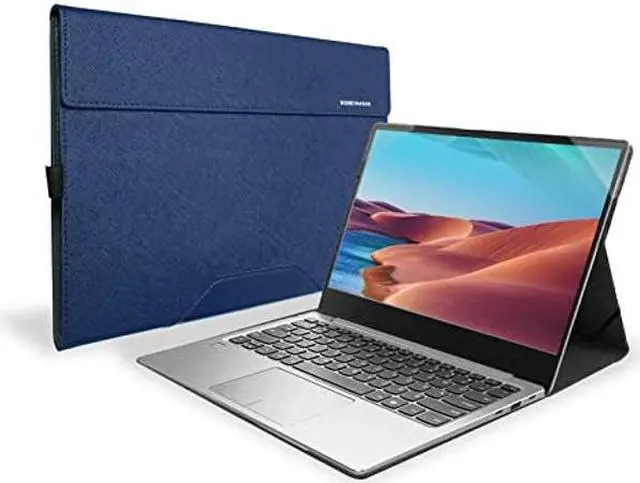 Main image of Honeymoon Case for Lenovo Yoga 9i gen 8/7 2023/2022 & Lenvov Yoga Air 14c 2022 IAP7 14 Inch[NOT FIT Yoga Yoga 9i gen6/5 2021-2022],PU Leather Folio Stand Protective Hard Shell Case Cover,S018-Blue