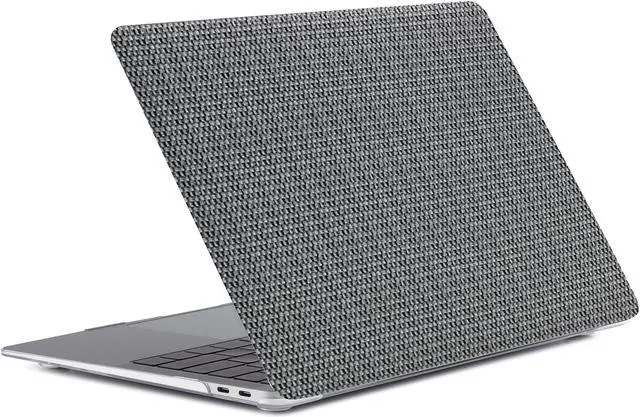 Main image of BaayCerrie Black Woven Fabric Design for A2337 A2179 A1932 MacBook Air 13 inch Case 2021 2020 2019 2018