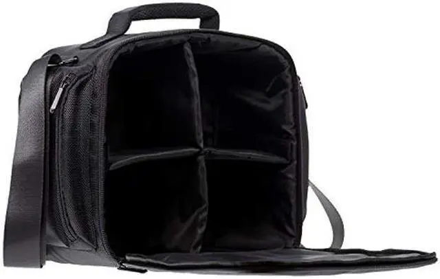 Alt view image 5 of 5 - Rocksteady Stadium Carry Bag - Fits 4 Speakers or 2 Speakers + 1 Subwoofer - Black with Carry Handle & Shoulder Strap - Accessory Pockets