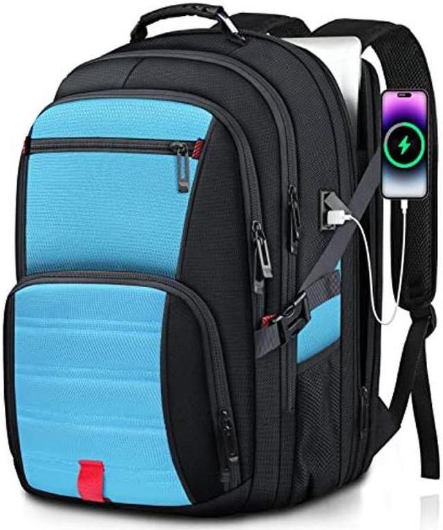 Travel Backpack Extra Large Backpack tazbuzo Laptop Backpack for Men Women Big Backpack 50L Water Resistant Flight Approved Business Work College Computer Heavy Duty Bag Fits 17 Inch Laptop Blue Neweg...