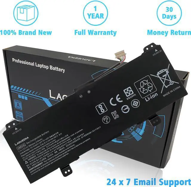 Alt view image 5 of 5 - LAQUEENA GM02XL Laptop Replacement Battery for Hp Chromebook 14 G5 Chromebook X360 11 G1 Series Notebook GMO2XL HSTNN-DB7X HSTNN-UB7M 917679-271 917725-855 7.7V 47.3WH/6150MAH 4-Cell