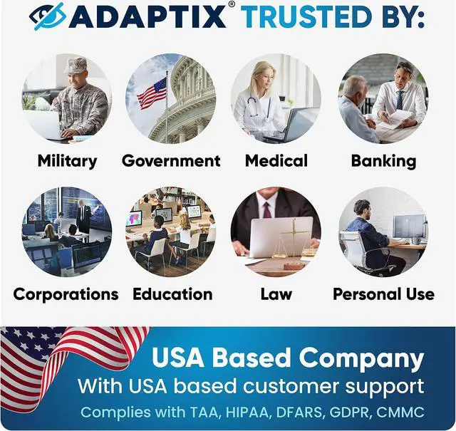 Alt view image 2 of 4 - Adaptix Laptop Privacy Screen 12.1  Information Protection Privacy Filter for Laptop  Anti-Glare, Anti-Scratch, Blocks 96% UV  Matte or Gloss Finish Privacy Screen Protector  4:3 (APF12.1)