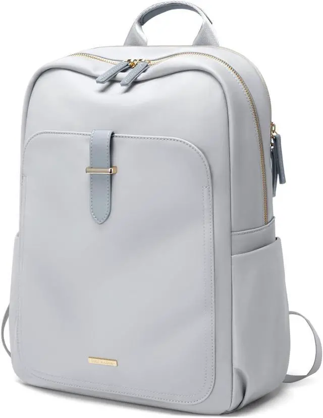 Main image of GOLF SUPAGS Laptop Backpack Purse for Women Fits 14 Inch Notebook Casual Daypack Work Travel College Bookbag Fashion Computer Bag (Pale Grey, 14 Inch)