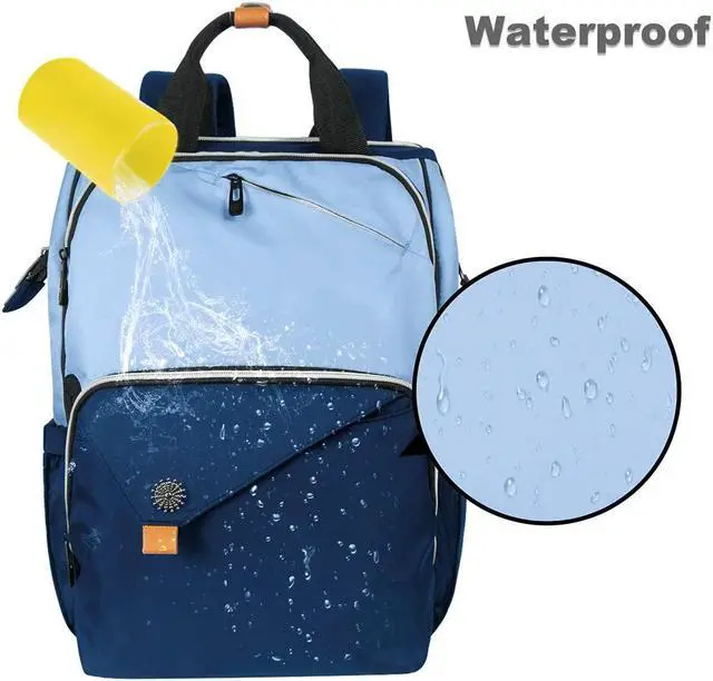 Alt view image 5 of 5 - Hap Tim Laptop Backpack for Men&Women, Computer Backpack, College Backpack, Laptop Bags, Womens Travel Backpack, Birthday Gifts for Women&Men(7651-BL)