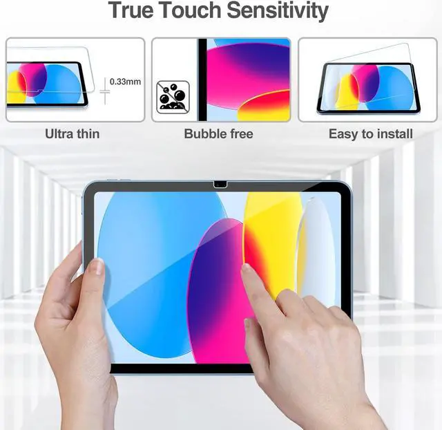 Alt view image 3 of 5 - ProCase 10 Pack Screen Protector for iPad A16 2025 11th/10th 2022 Generation (11-inch/10.9), Tempered Glass Film Guard -Clear