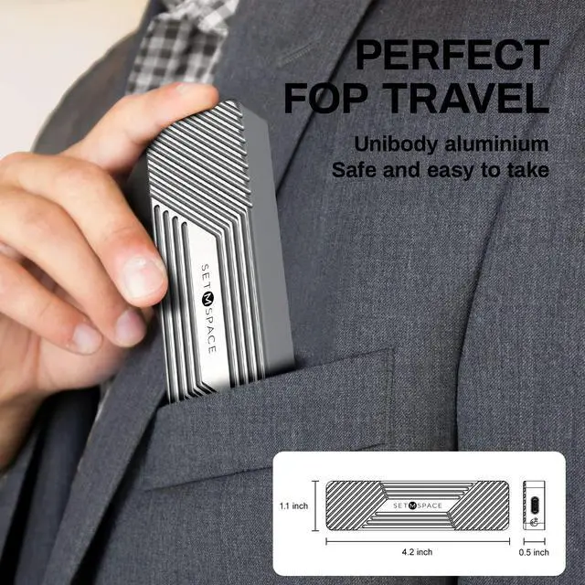 Alt view image 5 of 5 - 6 Gbps M.2 Enclosure and 10 Gbps NVME Enclosure