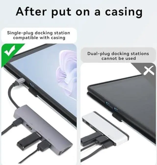 Alt view image 3 of 5 - Omnpak Microsoft Surface Pro 11/10/9 Case, Lightweight Protective, Multiple Angle, Stylus Holder, Designed for Surface 11th Edition AI 2024/Pro 9 5G 13" 2022, Compatible with Type Cover Keyboard