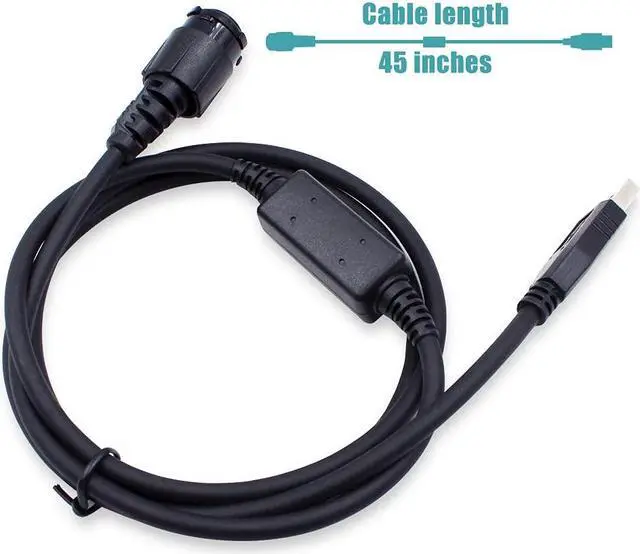 Alt view image 2 of 4 - Accessoryway Replace HKN6184 USB Programming Channel Cable for Motorola MotoTrbo APX-4500 APX-6500 APX-7500 XTL5000 XTL2500 XPR-4550 DGM-4100 DGM-6100 Mobile Radio