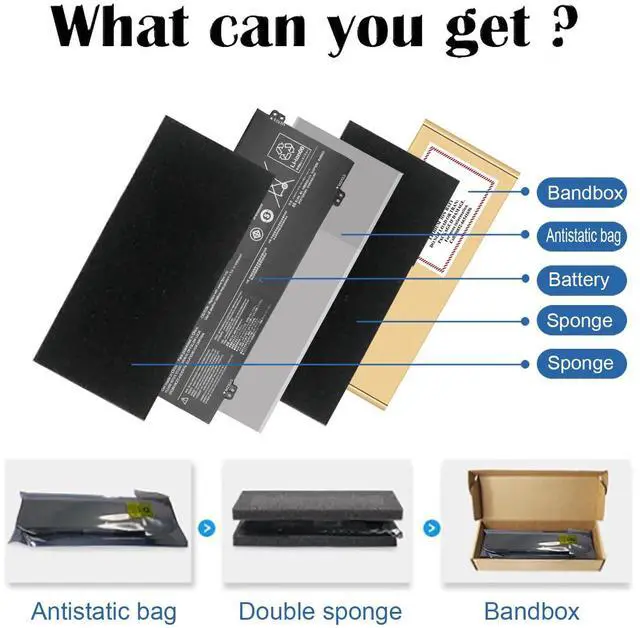 Alt view image 5 of 5 - King EBOYEE L16L4PB1 Battery Replacement for Lenovo Yoga 720 13 720-13IKB 720-13IKBR ideapad Yoga 730 13 730-13IKB 730-13IWL Notebook L16L4PB1 5B10M52738 2ICP4/43/110-2 Laptop NOT a1321 a1286