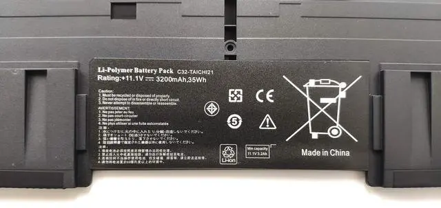 Main image of Binger New C32-TAICHI21 Replacement Laptop Battery Compatible with ASUS Taichi 21 21-DH51 21-DH71 21-UH51 11-Inch Convertible 2in1 CKSA332C1-11.1V 35Wh/3200mAh